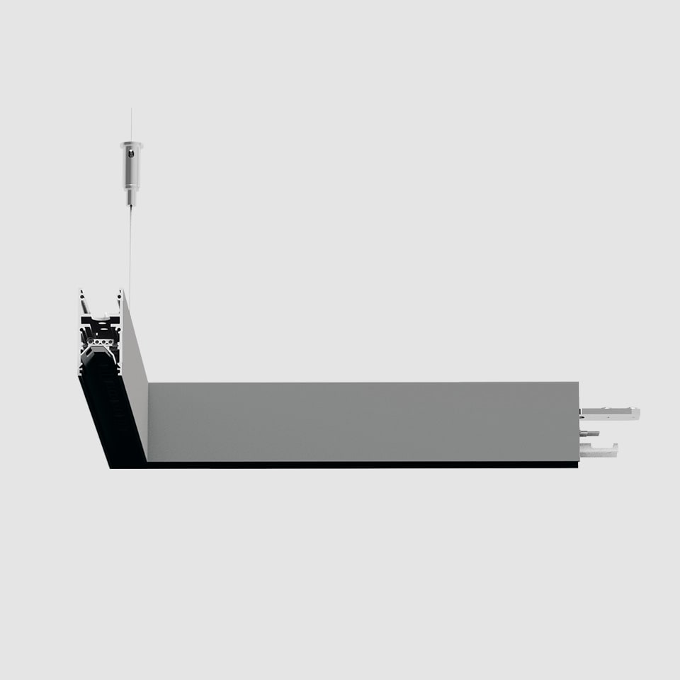 Artemide - A.24 SOSP. ANGOLO 90 DIR.DIFF.3000K BSV