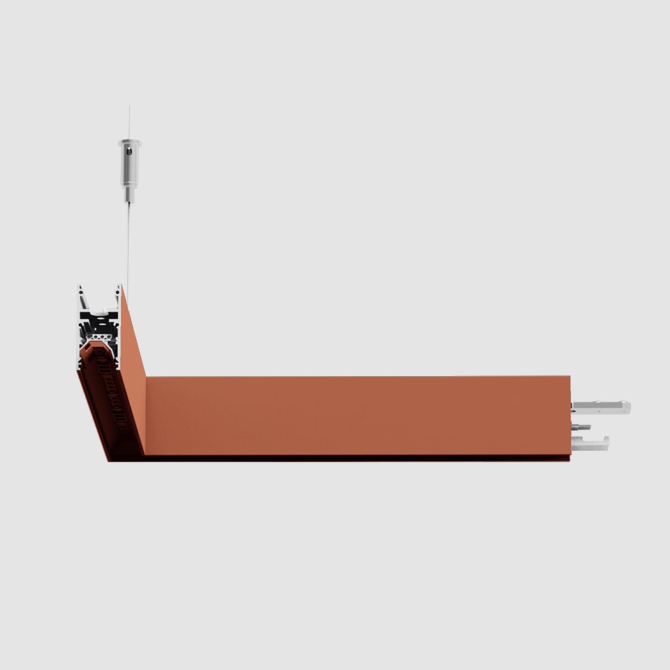 Artemide - A.24 SOSP. ANGOLO 90 DIR.DIFF.3000K BCP