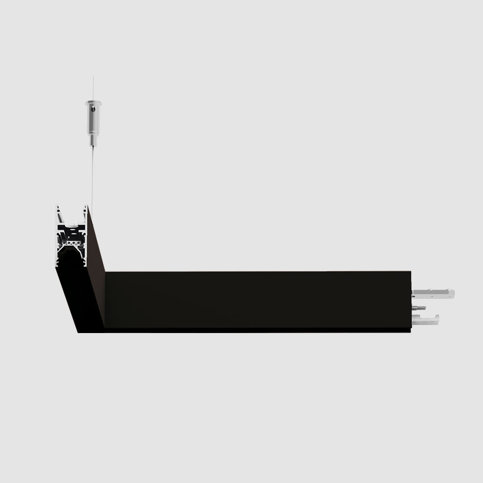 Artemide - A.24 SOSP. ANGOLO 90 DIR.DIFF.2700K BLK