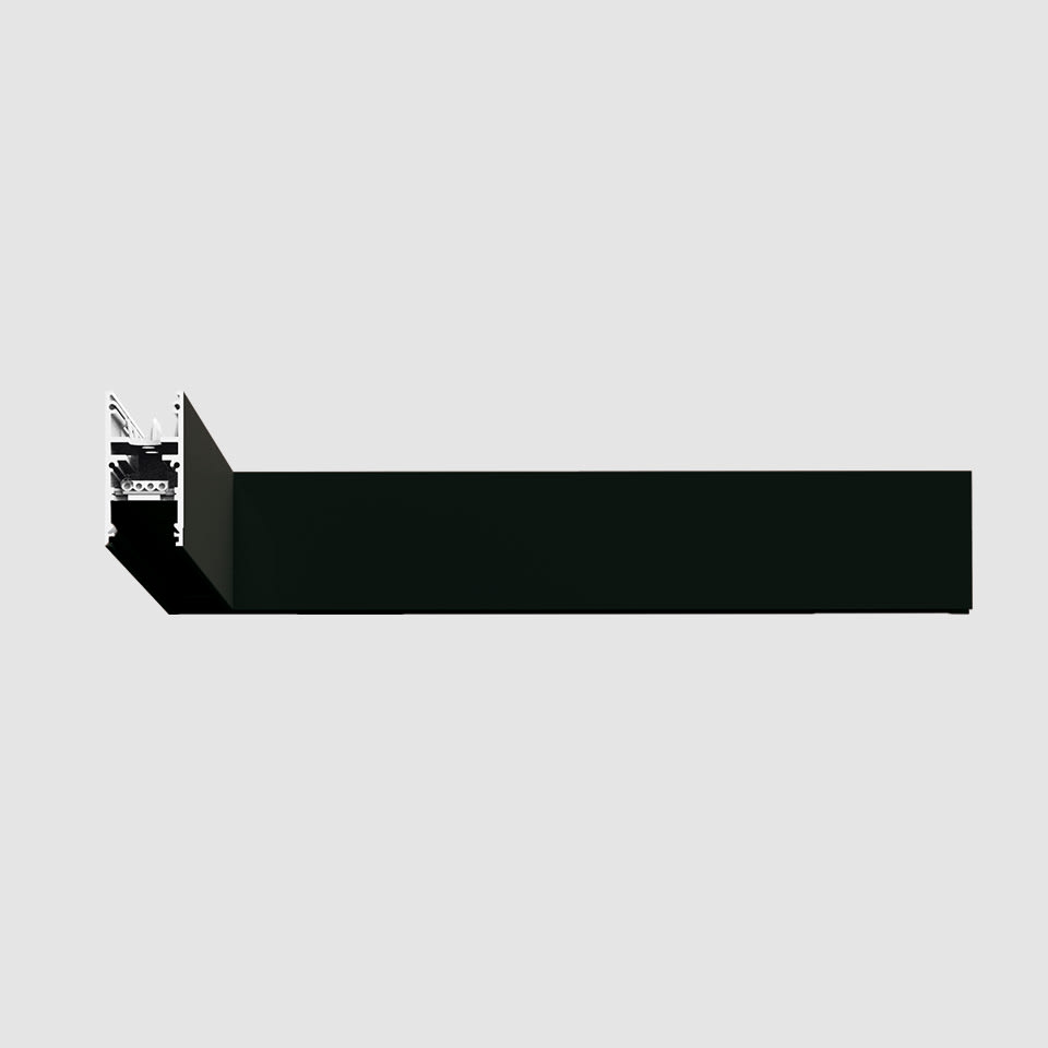 Artemide - A.24 SOSP. GIUNTO 90 COMPL. SHARP BLACK