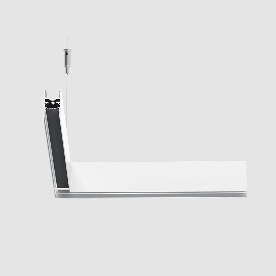 Artemide - A.24 SOSP. ANGOLO BIN. 90 PIANO WHITE