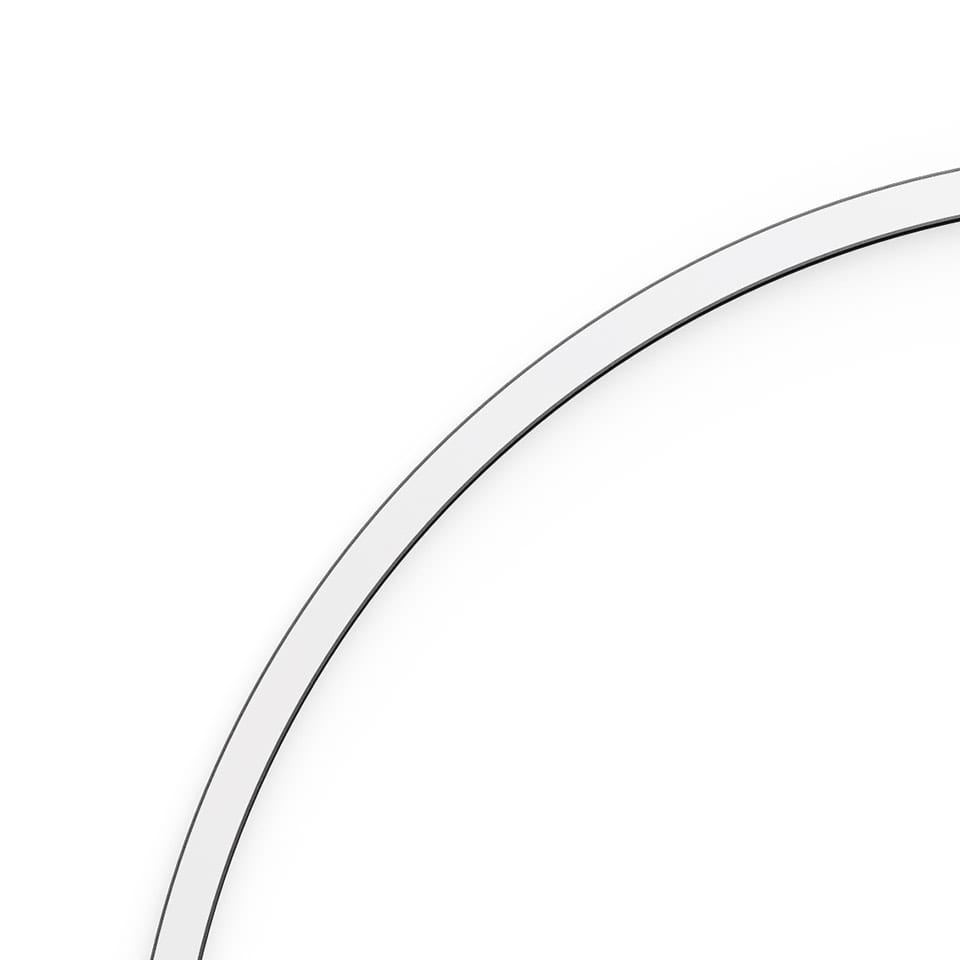 Artemide - A.24 PLAF CURVA 45 R750 DIFF. 3000K BLK
