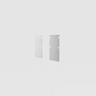 Artemide - A.24 INCAS.TESTATA CHIUSURA 2PCS WHITE