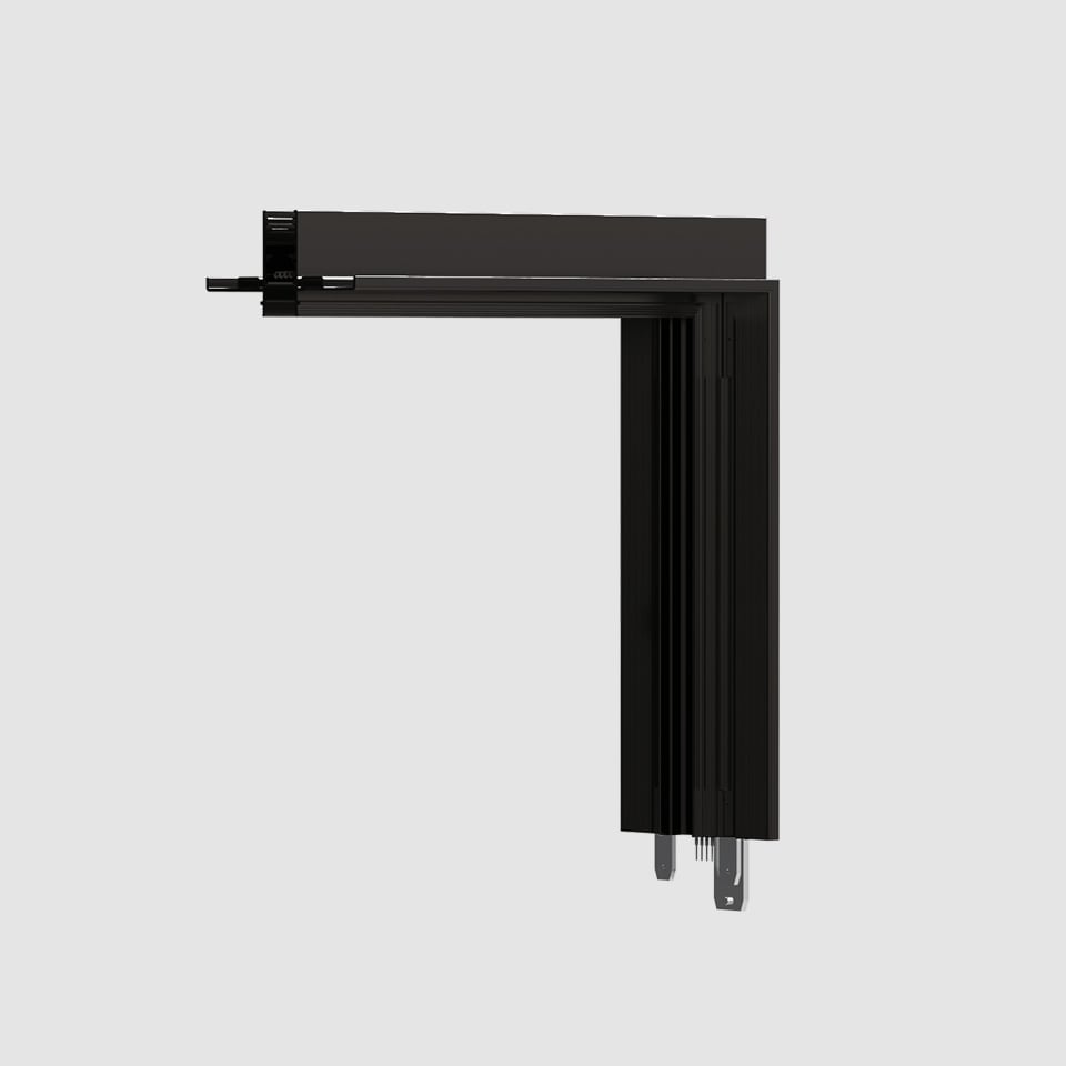 Artemide - A.24 INCAS.ANGOLO 90 PARETE-SOFF.BLACK