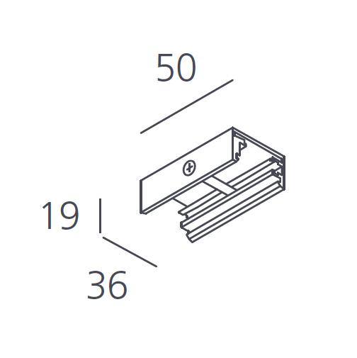 Artemide - BIN.TRIF.EST.CLIP FISSAG.DIAM.13 BCO