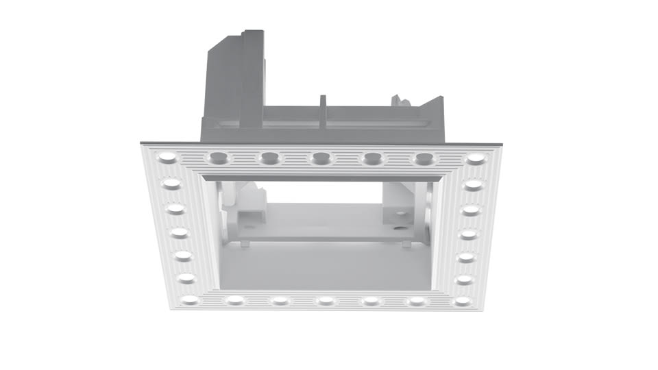 Artemide - PAD 80 CORPO INCASSO TRIMLESS 2x2 NERO