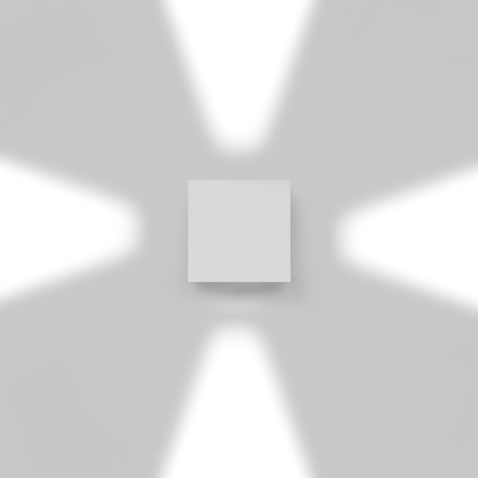 Artemide - EFFETTO 14S PARETE LED 4L 3000K BCO