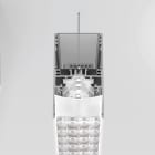Artemide - A.39 WI - Ceiling-Suspension - 1184 - Controlled Emission - Silver - DALI