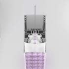 Artemide - A.39 PIL - Ceiling-Suspension - 1184 - Controlled Emission - Silver - Artemide