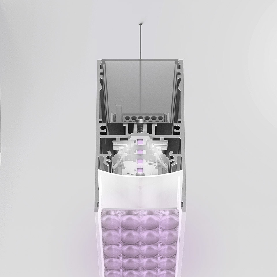 Artemide - A.39 PIL - Ceiling-Suspension - 2960 - Controlled Emission - White - Artemide AP