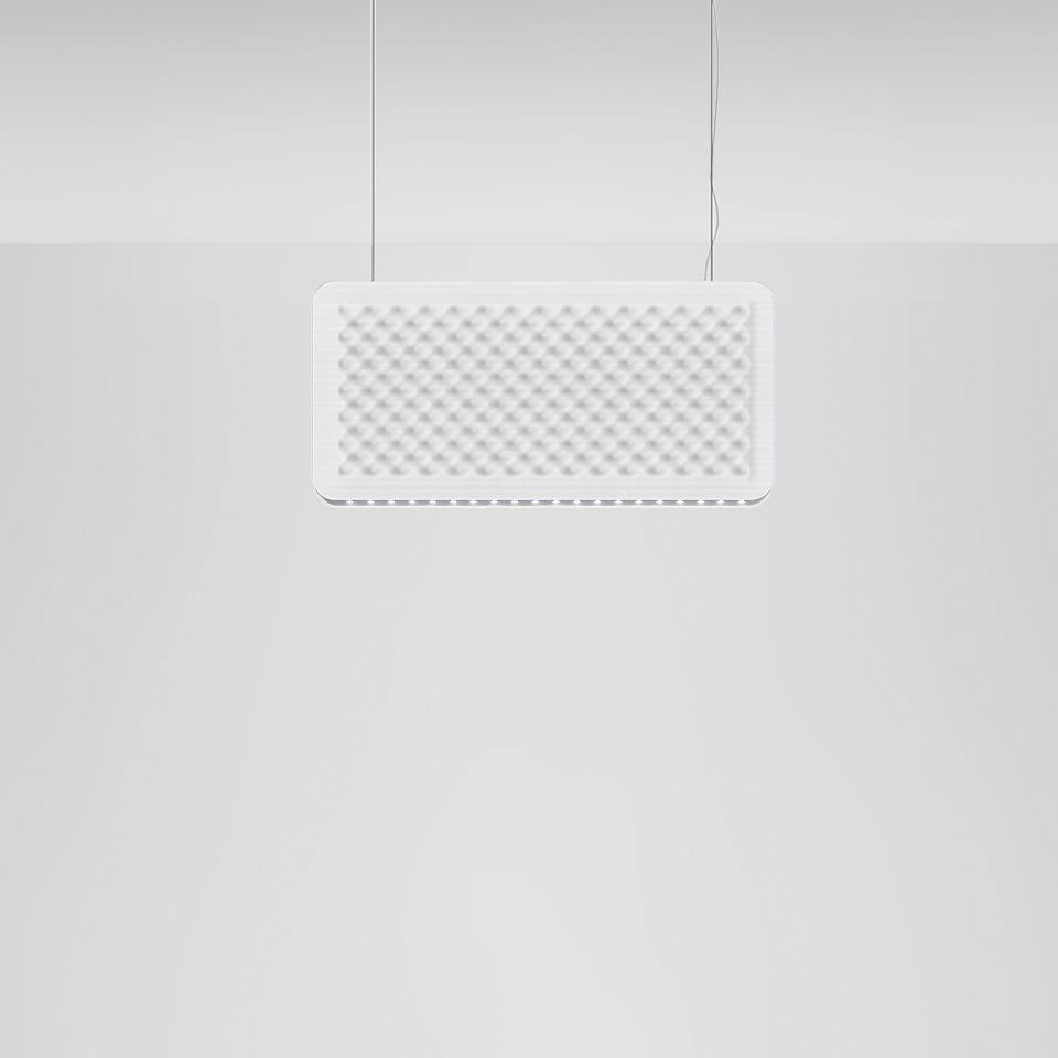 Artemide - EGGBOARD BAFFLE C-S 80x40 SHARP BCO