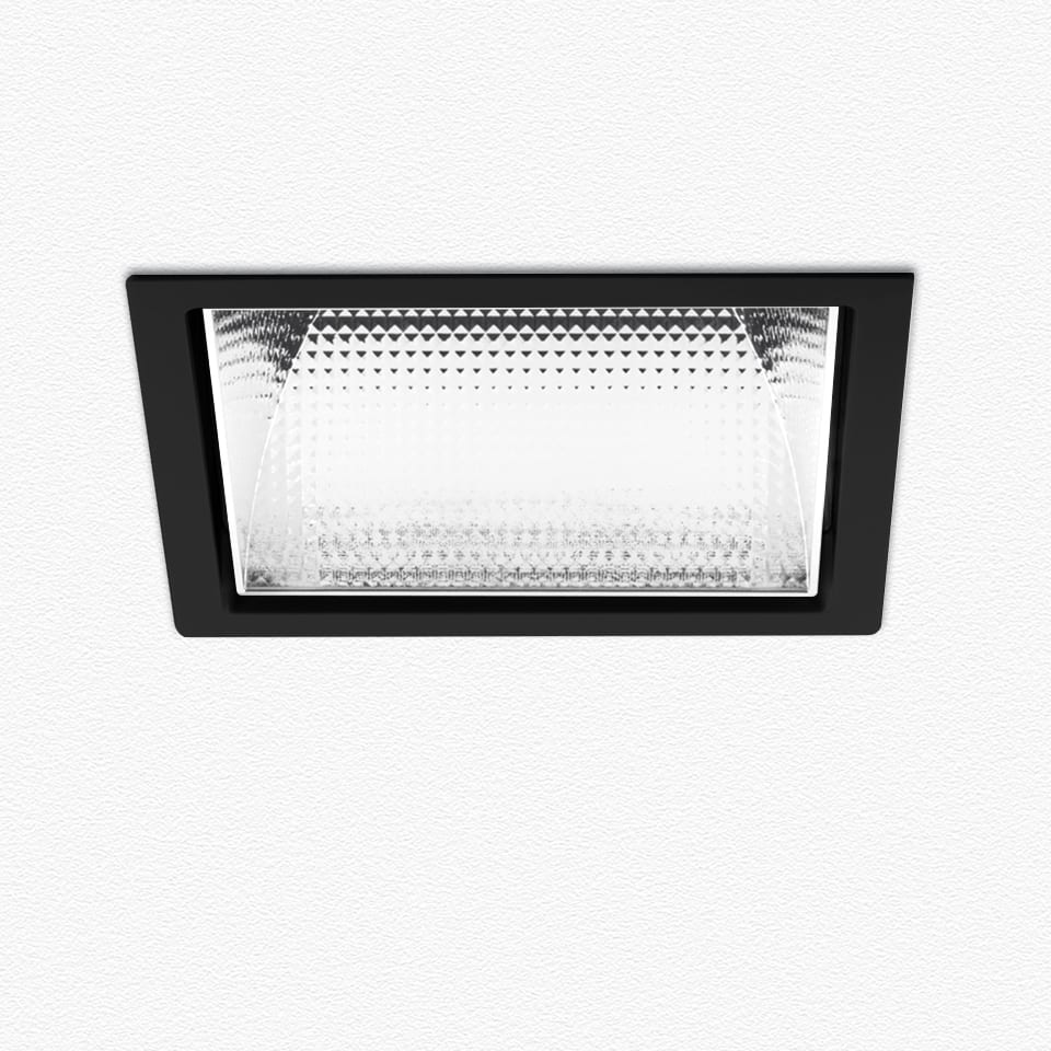 Artemide - LUCERI Q TRIM MAX46W 930 MIRROR BLACK