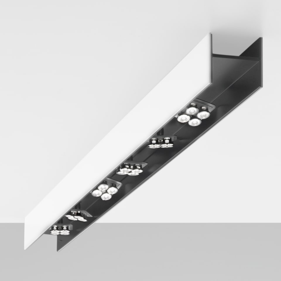 Artemide - UNA PRO PUTRELLA C 3000K-FL-ALU-NR-BN