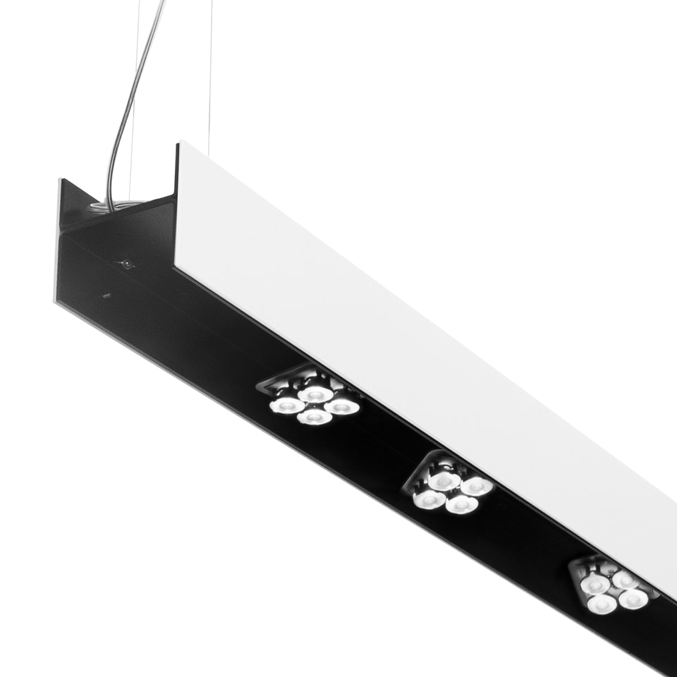 Artemide - UNA PRO PUTRELLA S 3000K-FL-ALU-NR-BN