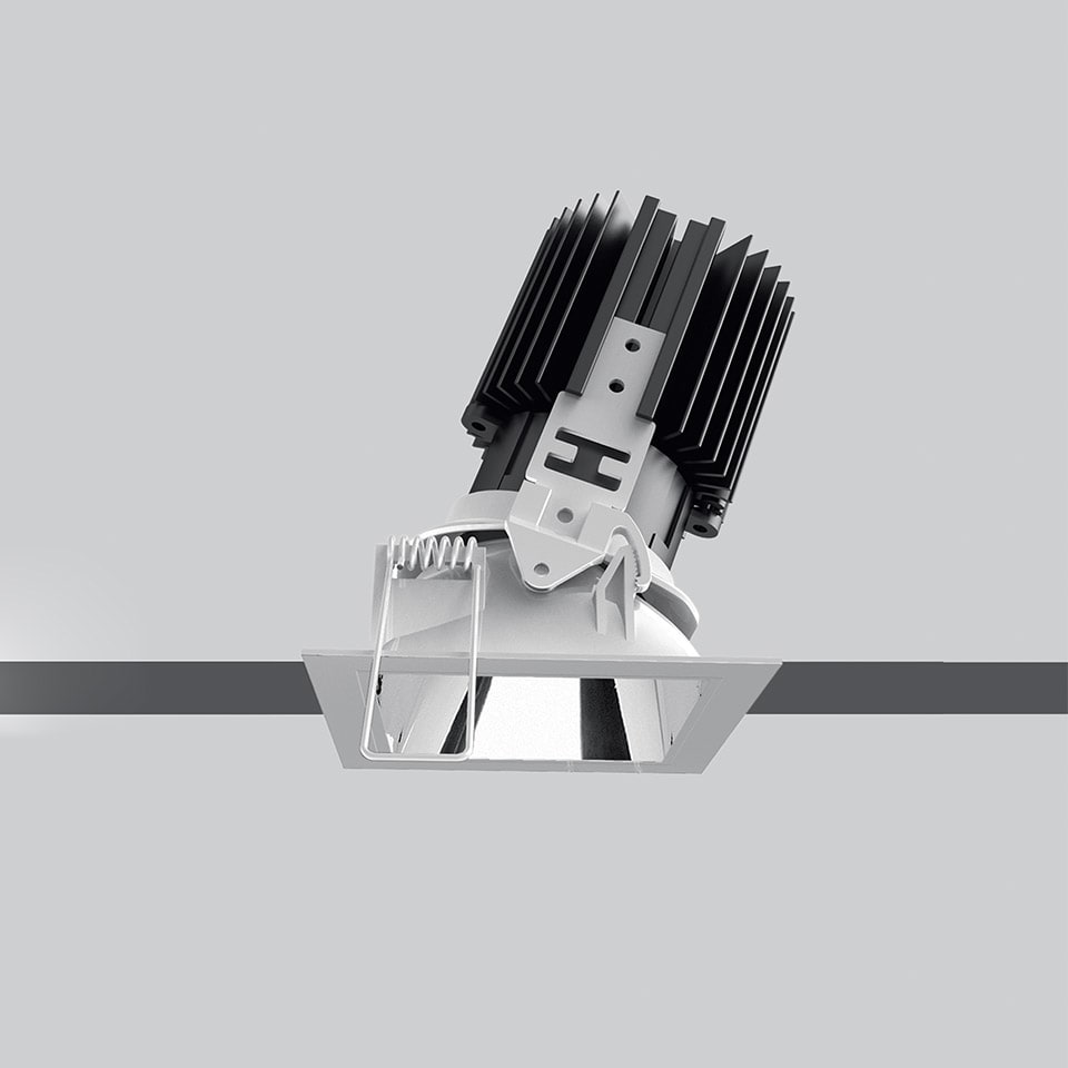 Artemide - EVERYT 80 SQ OR LED 3000K 2X9 N-S