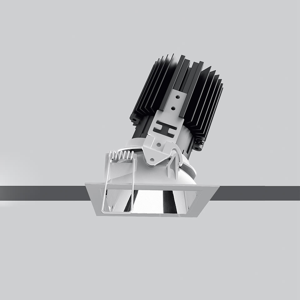 Artemide - EVERYT 80 SQ OR LED 3000K 2X22 N-N