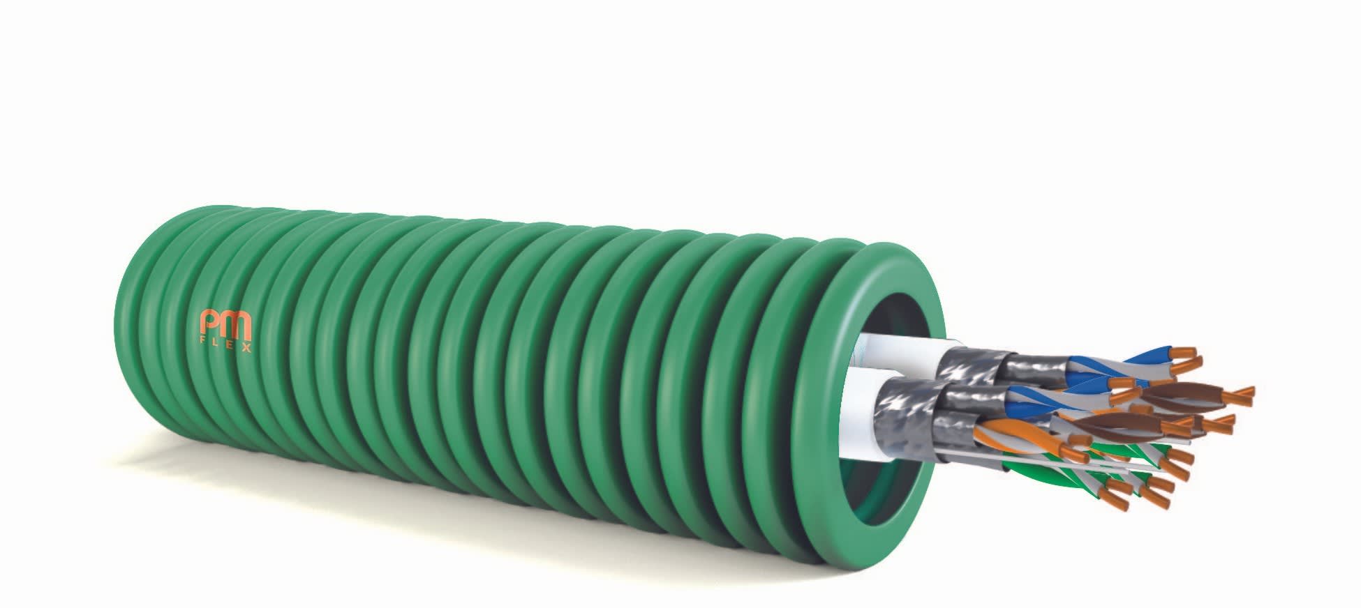 PM Flex - PREFILEE VERT dm.25 GRADE3 Euroclass Dca + 17VATC ( 2 CABLES)