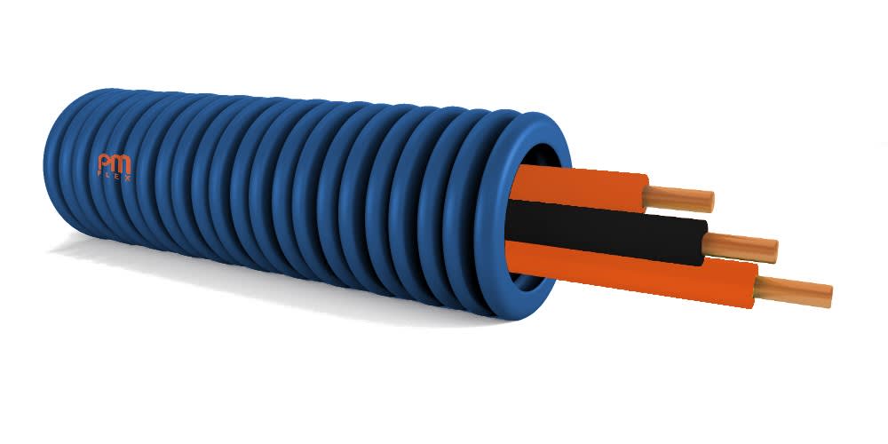PM Flex - PREFILBLEU dm.16 3x1,5 orange-orange-noir H07V-U
