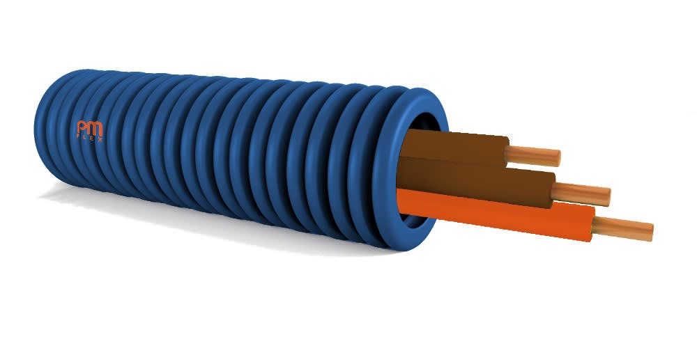 PM Flex - PREFILBLEU dm.16 3x1,5 marron-marron-orange H07V-U