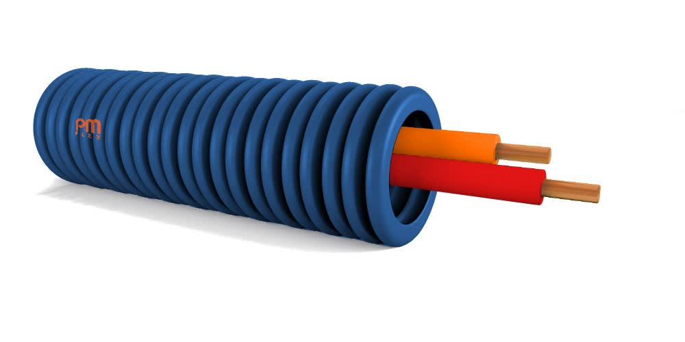 PM Flex - PREFILBLEU dm.16 2x1,5 orange-rouge H07V-U