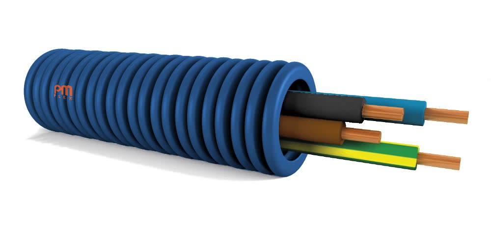 PM Flex - PREFILBLEU dm.16 4x1,5 bleu-marron-noir-vert-jaune H07V-U