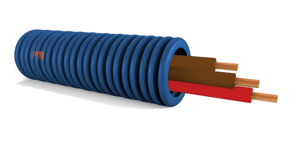 PM Flex - PREFILBLEU dm.16 3x1,5 marron-marron-rouge H07V-U
