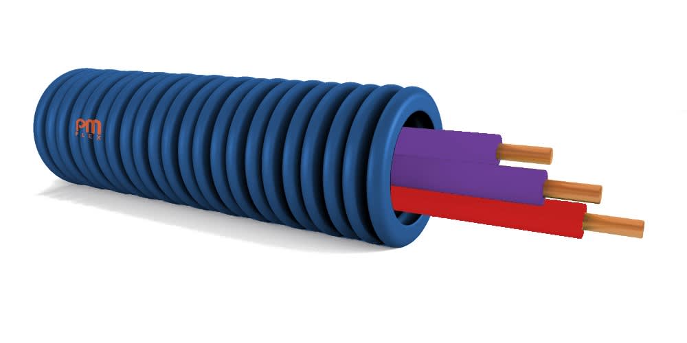 PM Flex - PREFILBLEU dm.16 3x1,5 violet-violet-rouge H07V-U