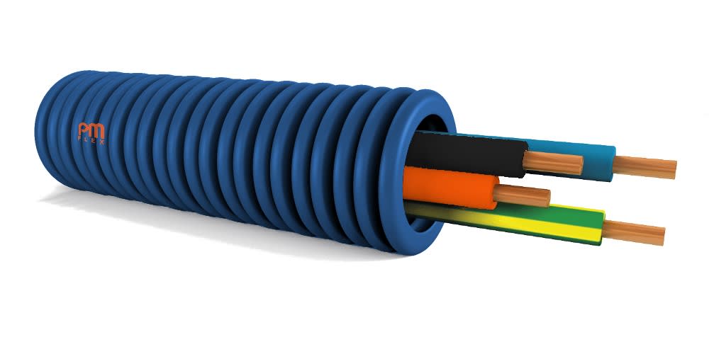 PM Flex - PREFILBLEU dm.16 1x2,5 vert-jaune H07V-U