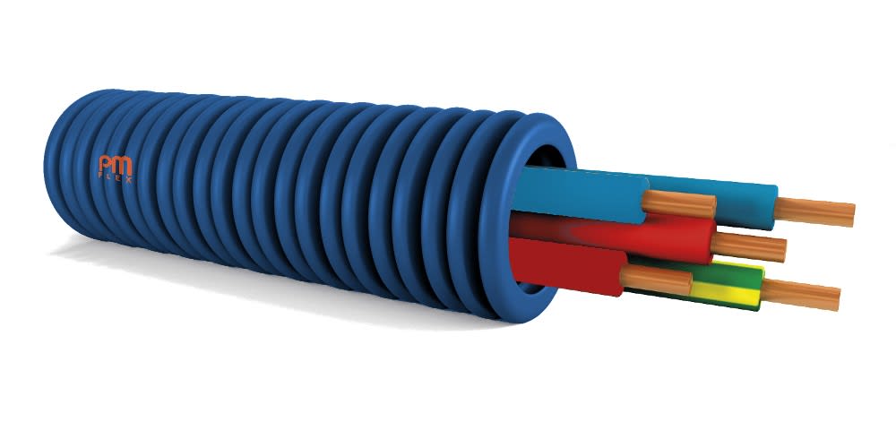PM Flex - PREFILBLEU dm.16 3x2,5 bleu-rouge-vert-jaune H07V-U