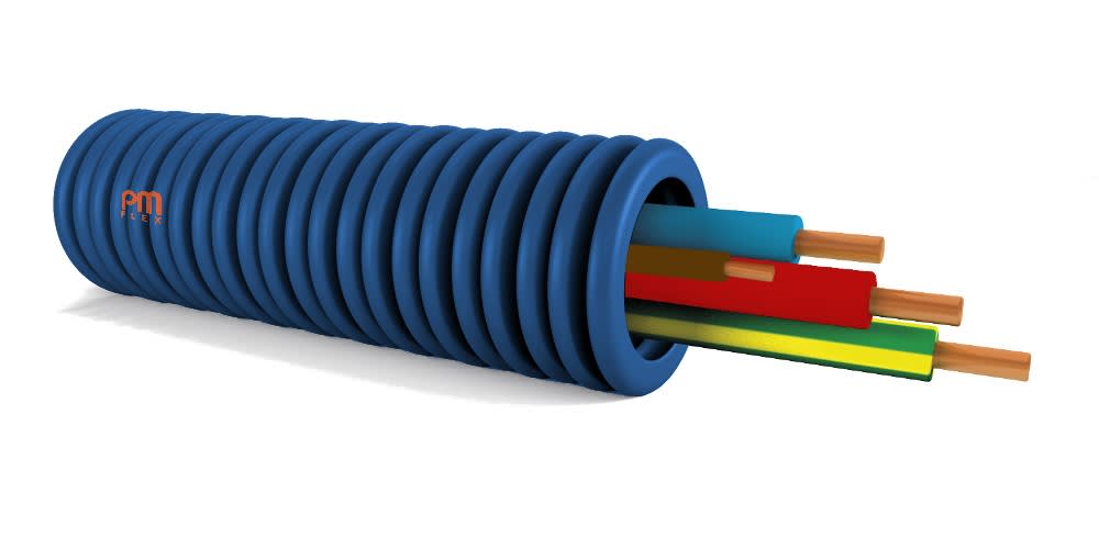 PM Flex - PREFILBLEU dm.20 4x1,5 bleu-orange-rouge-vert-jaune H07V-U