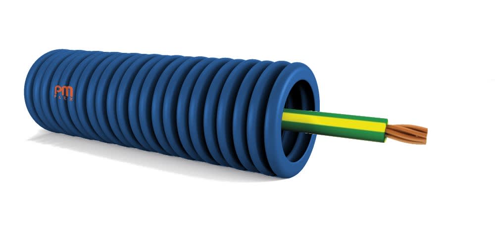 PM Flex - PREFILBLEU dm.25 1x16 vert-jaune H07V-R