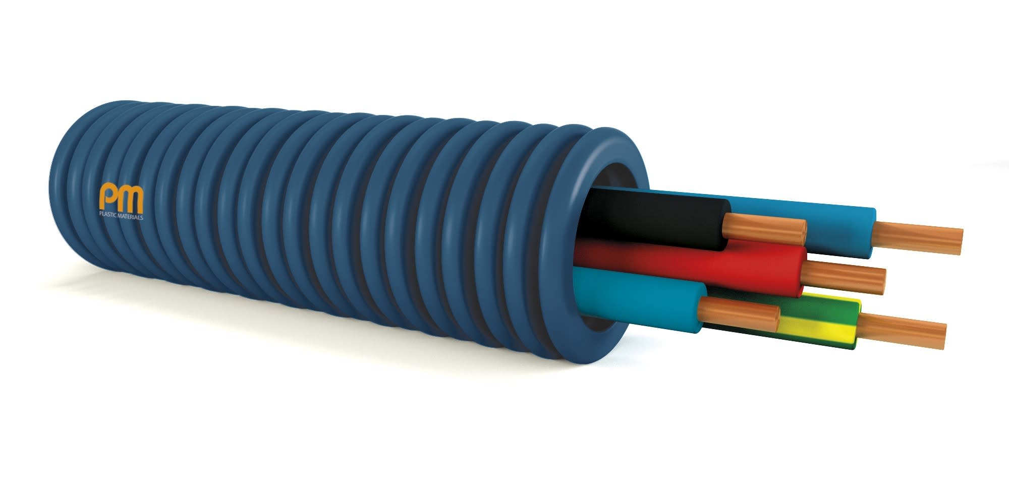 PM Flex - PREFILBLEU dm.25 3x2,5+2x1,5 bleu-rouge-vert-jaune + bleu-noir