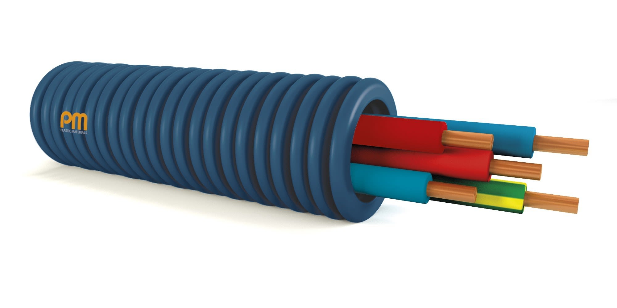 PM Flex - PREFILBLEU dm.25 3x2,5+2x1,5 bleu-rouge-vert-jaune + bleu-rouge