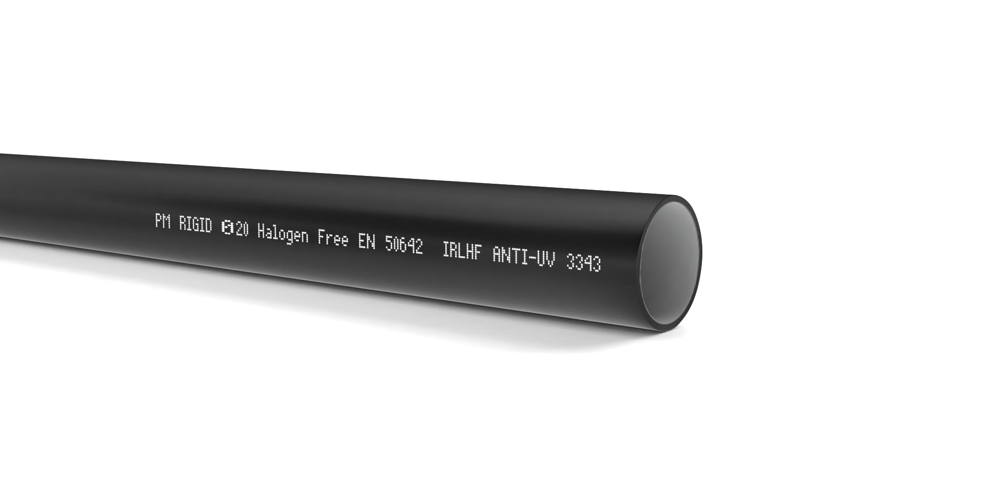 PM Flex - IRL Anti-UV 3343 NON TULIPE 32mm NOIR en barres de 3mt