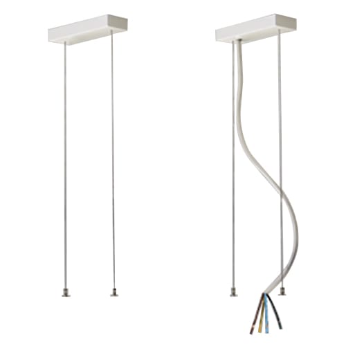 3FFilippi - Sosp. cof. rettangolare bianco- reg. 1m