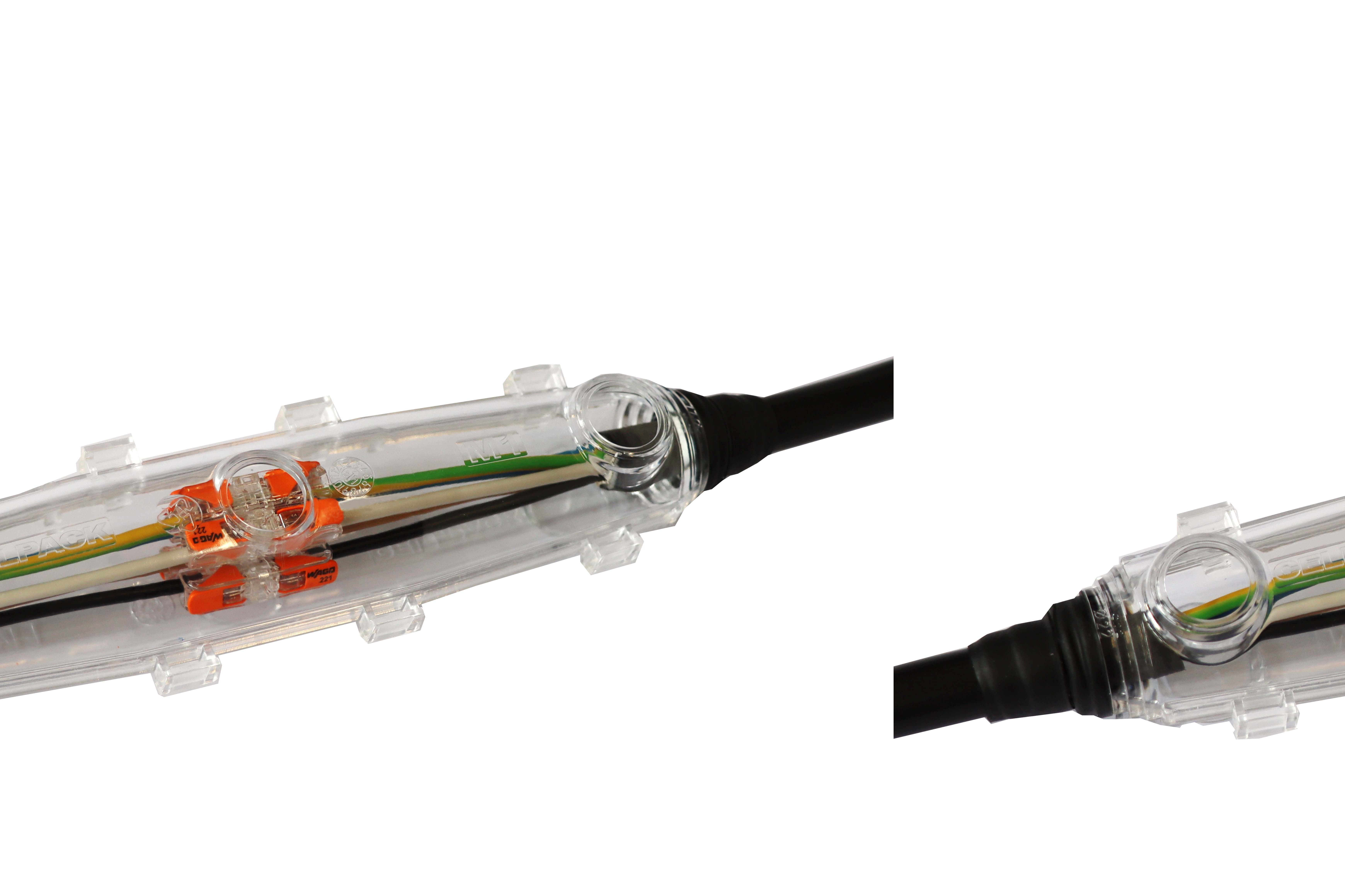 Cellpack - Boîte resine de jonction M/1 EG/V/WAGO
