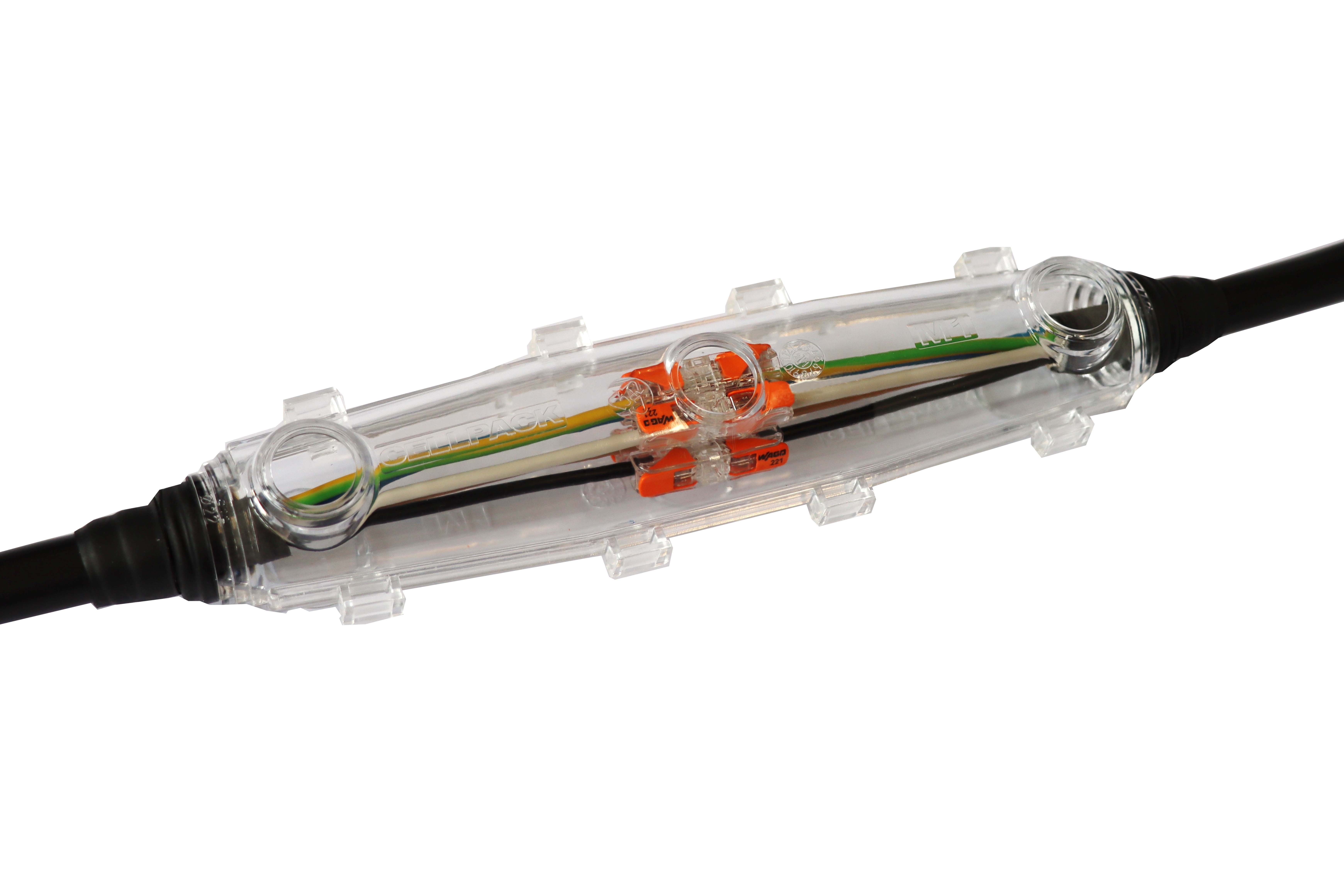 Cellpack - Boite resine de jonction M/1 EG/V/WAGO