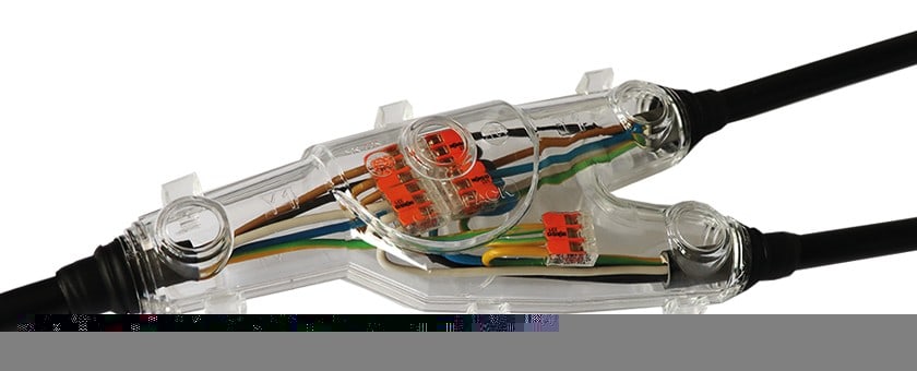 Cellpack - Boîte resine de derivation Y 1V/WAGO/EG