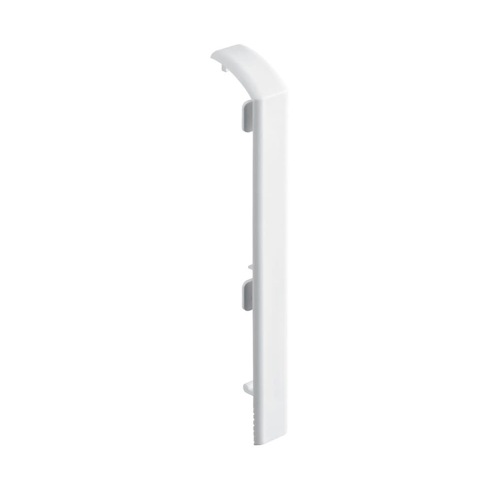 Planet Wattohm - Joint de couvercle recouvrant - Pour plinthe Keva 125mmx20mm - PVC Blanc Artic
