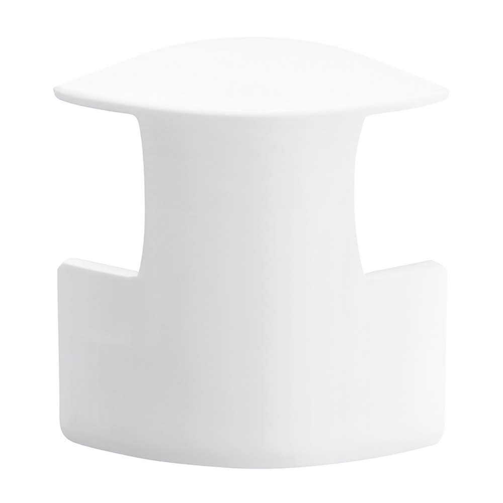 Planet Wattohm - Dérivation moulure d?angle 30x30mm-Pour moulures Keva profondeur 12mm-PVC Blanc