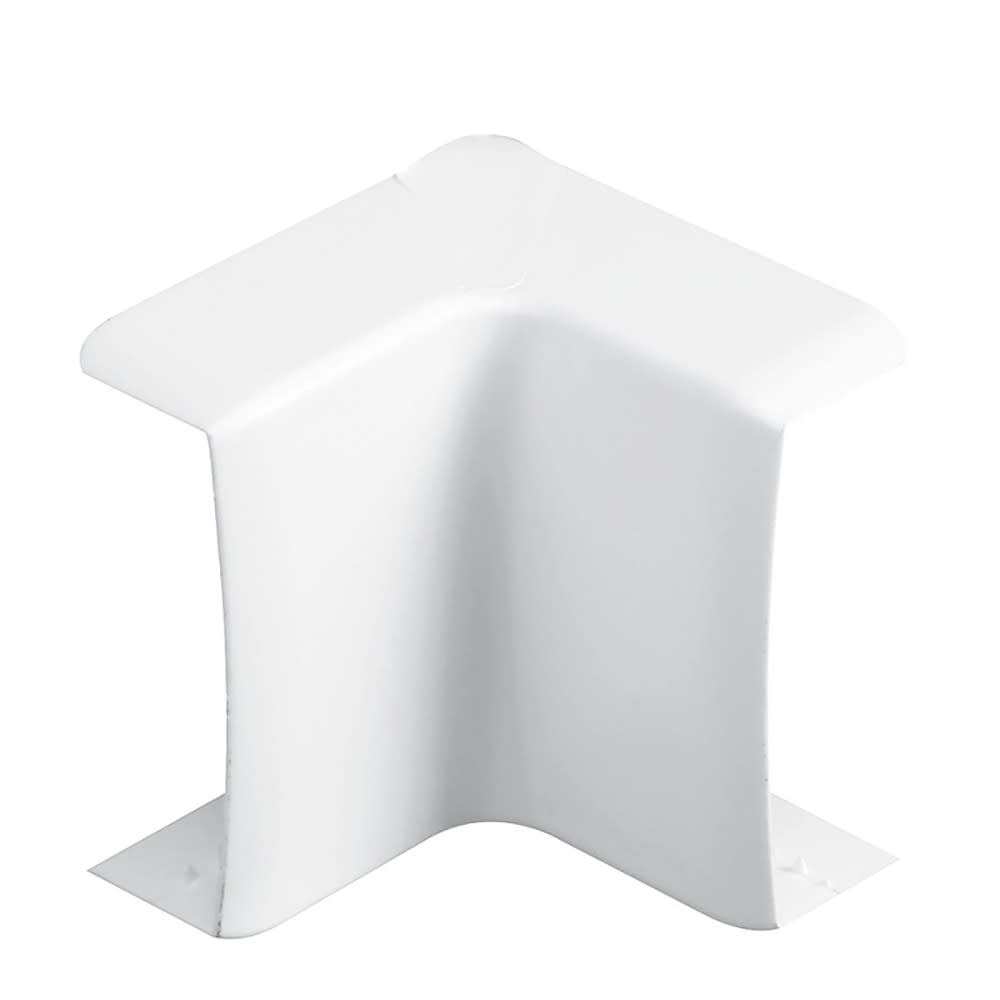 Planet Wattohm - Angle intérieur Variasouple +ou-7° pour moulure Keva 32mmx12mm -PVC Blanc Artic