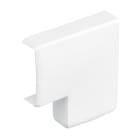 Planet Wattohm - Angle plat pour moulure Keva 32mmx12mm - PVC Blanc Artic