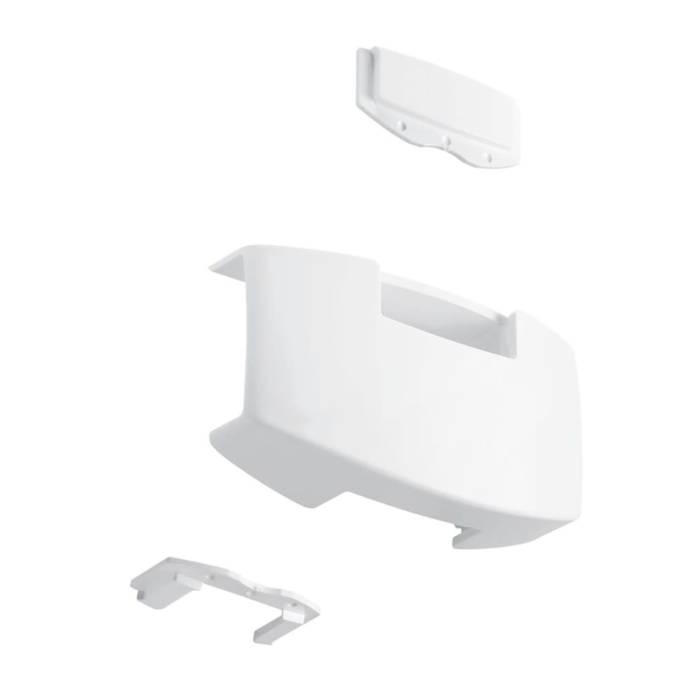 Planet Wattohm - Té de dérivation -Pour moulure Keva 32mmx12mm - PVC Blanc Artic