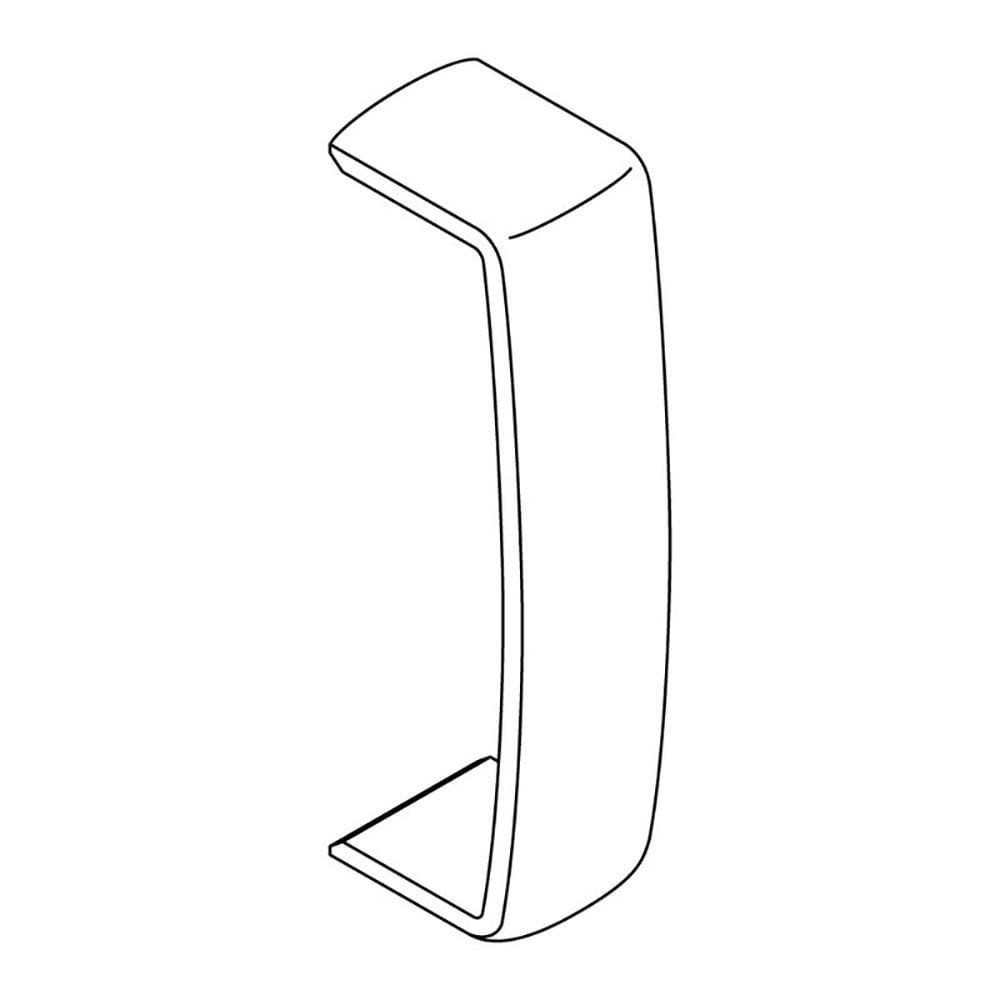 Planet Wattohm - Joint de couvercle recouvrant pour moulure Keva 75mmx20mm - PVC Blanc Artic