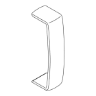 Planet Wattohm - Joint de couvercle recouvrant pour moulure Keva 75mmx20mm - PVC Blanc Artic