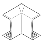 Planet Wattohm - Angle intérieur Variasouple +ou-7° pour moulure Keva 50mmx20mm -PVC Blanc Artic