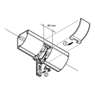 Planet Wattohm - Dérivation vers moulure 22x12mm, 32x12mm, 32x15mm-Pour corniche Keva 30x30mm-PVC