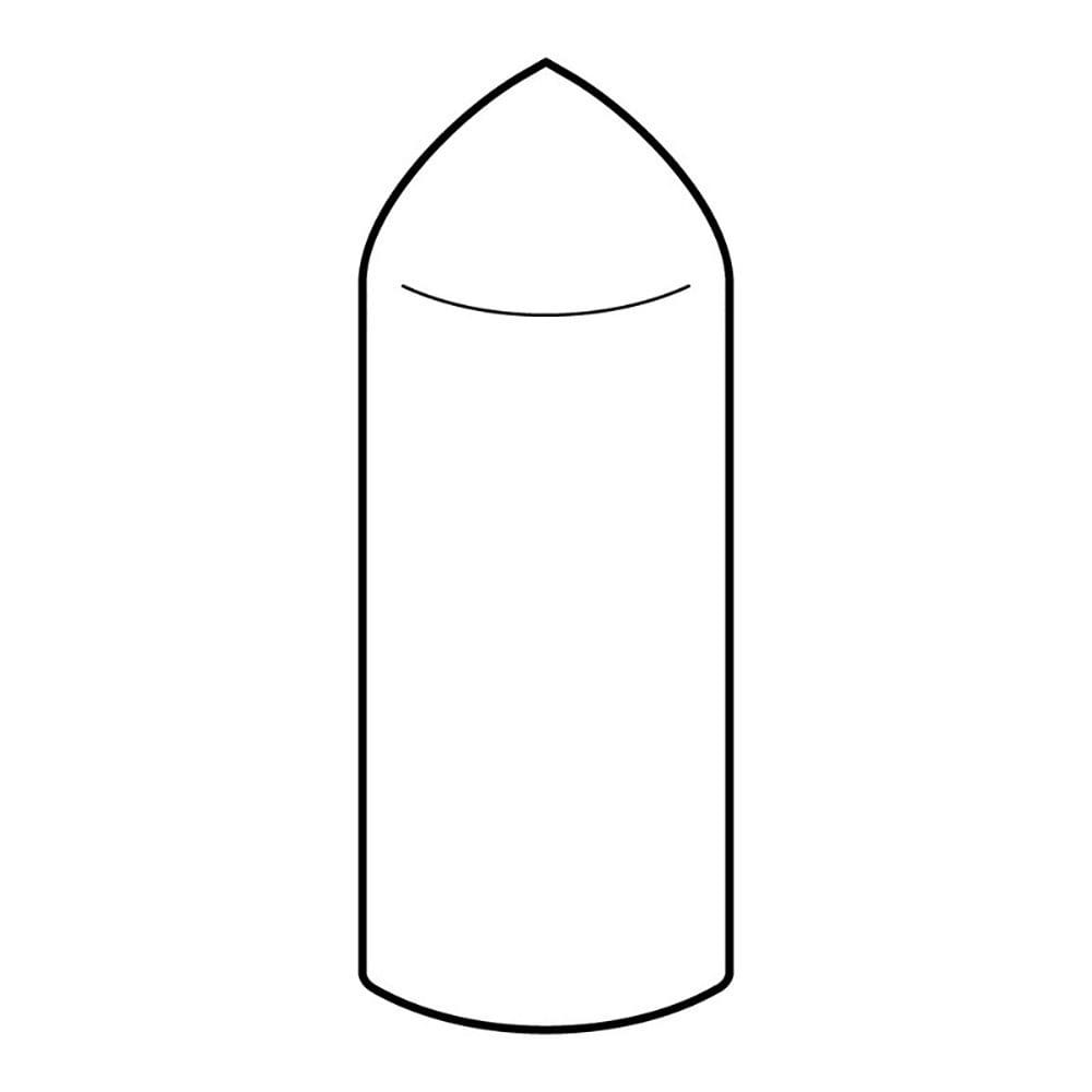 Planet Wattohm - Embout droit ou gauche pour plinthe Keva 80mmx20mm - PVC Blanc Artic