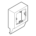 Planet Wattohm - Cadre entraxe 60mm pour plinthe Keva 80mmx20mm - PVC Blanc Artic