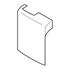 Planet Wattohm - Pied de chambranle droit-Pour plinthe Keva 80x20 et moulure hauteur 12,15,20mm